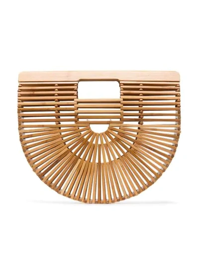 Cult Gaia Small Gaia's Ark Bamboo Bag In Natural