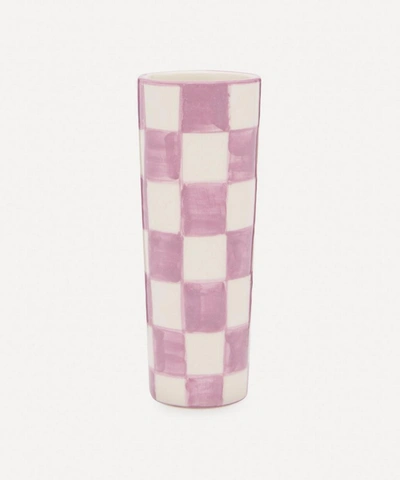Vaisselle Checkmate Vase In Lilac