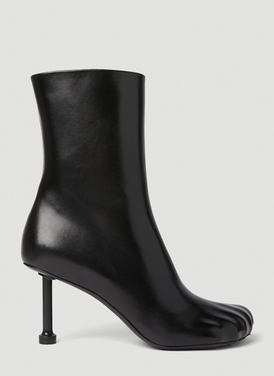 Balenciaga Black Fetish 80 Leather Ankle Boots In Default Title