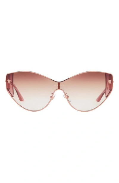 Versace Cat Eye Sunglasses In Gold