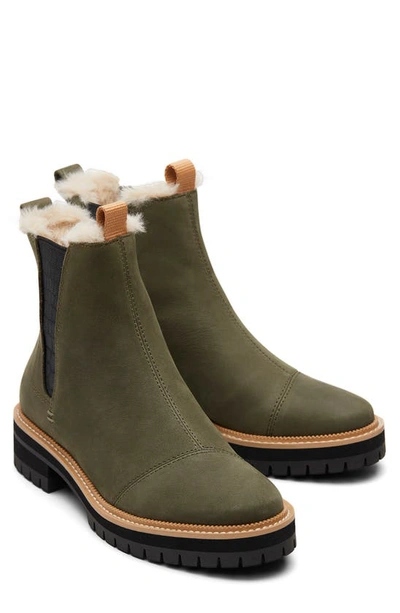 Toms Dakota Chelsea Boot In Green