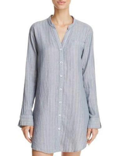 Ugg Vivian Striped Sleepshirt In Geyser