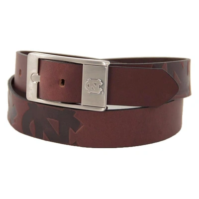 Eagles Wings Men's North Carolina Tar Heels (unc) Brandish Leather Belt In Brown