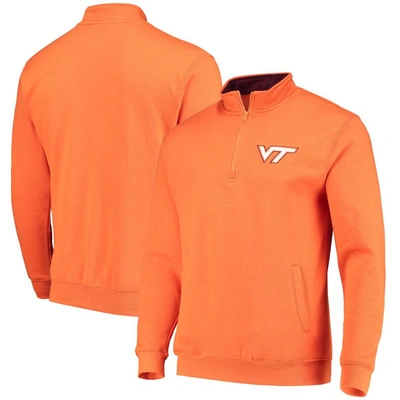 Colosseum Orange Virginia Tech Hokies Tortugas Logo Quarter-zip Jacket