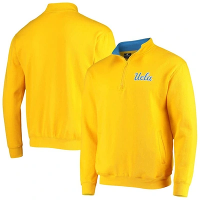 Colosseum Gold Ucla Bruins Tortugas Logo Quarter-zip Jacket