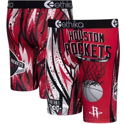 Ethika Men's  Red Houston Rockets Classic Boxer Briefs