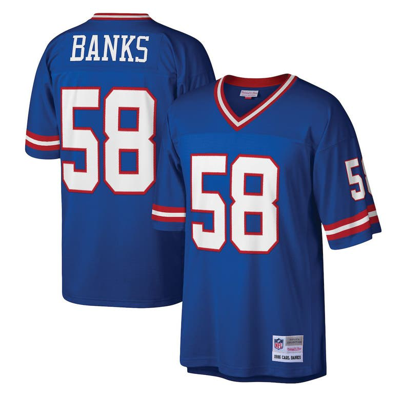 Mitchell & Ness Carl Banks Royal New York Giants Legacy Replica Jersey