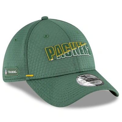 New Era Green Green Bay Packers 2020 Nfl Summer Sideline Official 39thirty Flex Hat