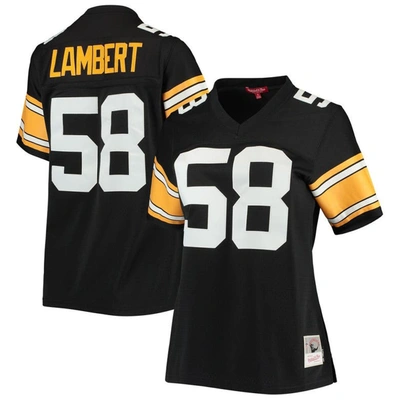 Mitchell & Ness Jack Lambert Black Pittsburgh Steelers Legacy Replica Player Jersey