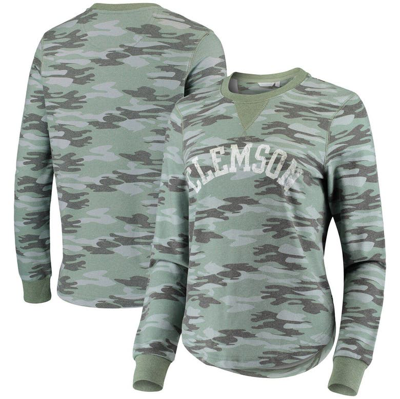 Camp David Camo Clemson Tigers Comfy Pullover Sweatshirt