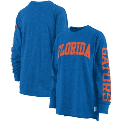 Pressbox Royal Florida Gators Two-hit Canyon Long Sleeve T-shirt