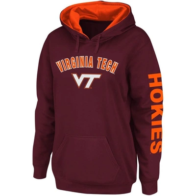 Colosseum Maroon Virginia Tech Hokies Loud And Proud Pullover Hoodie