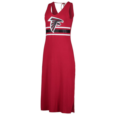 G-iii 4her By Carl Banks Women's Red Atlanta Falcons Kick-off Maxi Dress