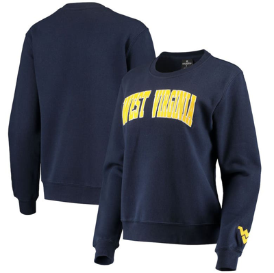 Colosseum Women's Navy West Virginia Mountaineers Campanile Pullover Sweatshirt