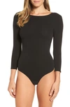 Commando Ballet Thong Bodysuit In Black