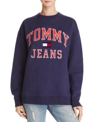 Tommy Hilfiger Patch Sweatshirt In Peacoat | ModeSens
