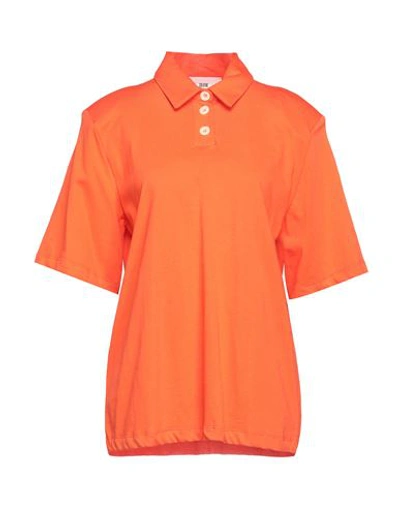 Solotre Polo Shirts In Orange