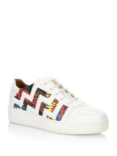 Bally X Swizz Beatz Leather Sneakers In White | ModeSens