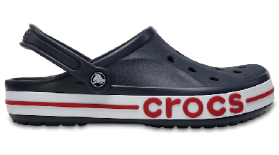 Crocs Bayaband Clog In Navy/pepper