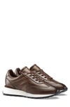 Koio Men's Retro Runner Leather Low-top Sneakers In Mocha