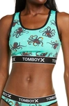 Tomboyx Next Gen Essential Bra In Denizens Of The Deep