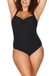 Artesands Aria Botticelli C-, D- & Dd-cup One-piece Swimsuit In Black