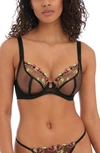 Freya Loveland Underwire Plunge Bra In Black