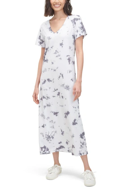 Splendid Printed T-shirt Maternity Dress In White