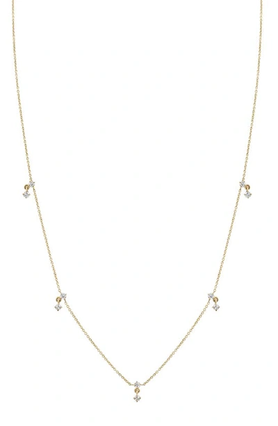 Lizzie Mandler Fine Jewelry 14kt Yellow Gold Eclat Diamond Necklace In 金色