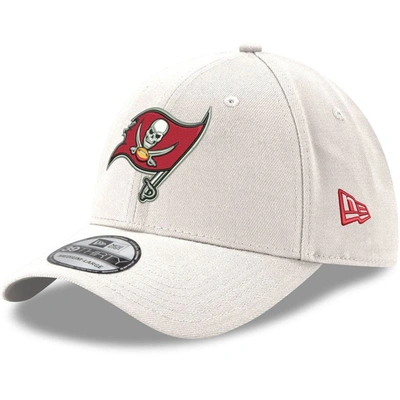 New Era Men's White Tampa Bay Buccaneers Team Logo Omaha Low Profile 59fifty Fitted Hat
