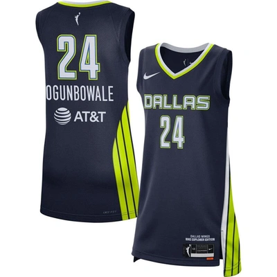 Nike Dallas Wings Explorer Edition  Women's Dri-fit Wnba Victory Jersey In Navy