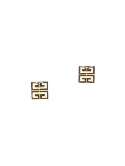 Givenchy 4g Golden Stud Earrings In Golden Yellow