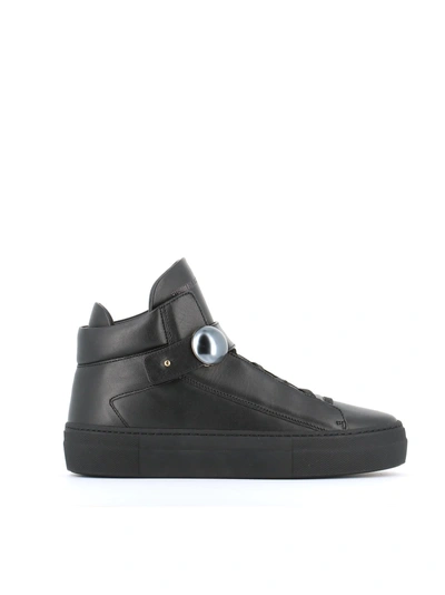 Nicholas Kirkwood Pearl Strap Hi-top Sneakers In Black