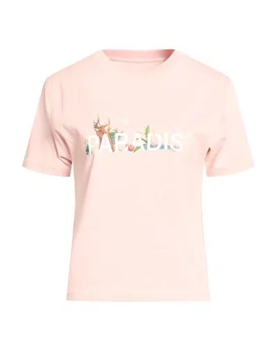 3paradis 3.paradis Woman T-shirt Pink Size M Cotton