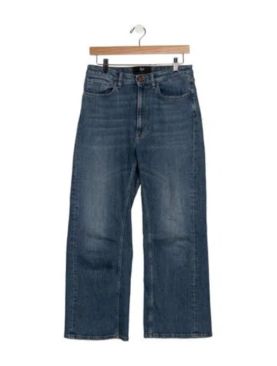 Pre-owned 3x1 High-rise Straight Leg Jeans In Blue