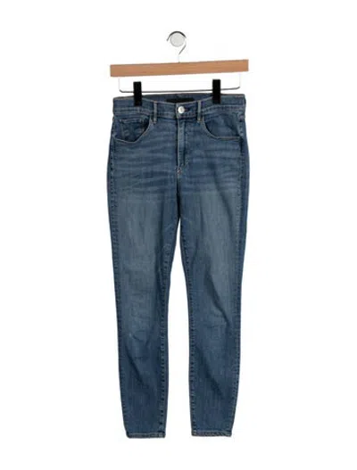 Pre-owned 3x1 Mid-rise Skinny Leg Jeans In Blue
