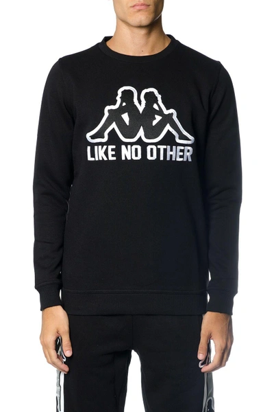 Kappa Like No Other Cotton Sweatshirt In Black | ModeSens