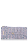 Brahmin 'melbourne' Credit Card Wallet In Frosted Lilac