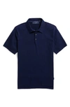Vineyard Vines Sea Island Cotton Polo Shirt In Vineyard Navy