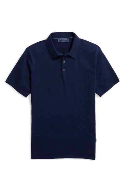 Vineyard Vines Sea Island Cotton Polo Shirt In Vineyard Navy