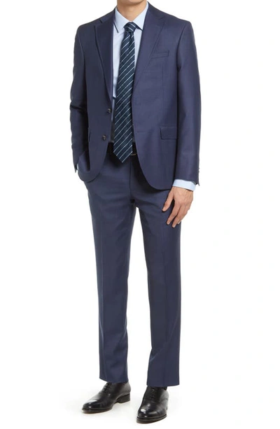 Ted Baker Ralph Extra Slim Fit Solid Wool Suit In Blue