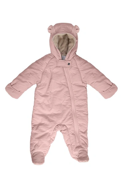 7 A.m. Enfant Babies' 7 A.m. Bébé Bunting In Cameo Pink