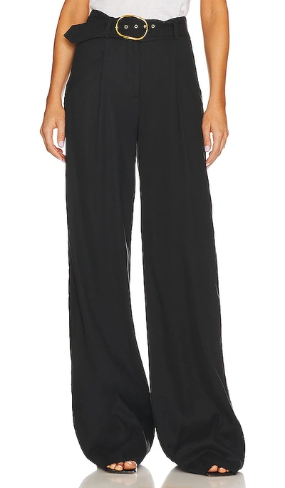 Veronica Beard Elice High-waisted Crop Trousers In Black