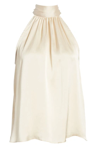1.state Satin Halter Top In New Ivory