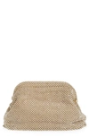 Loeffler Randall Doreen Frame Pouch In Gold Diamante Mesh
