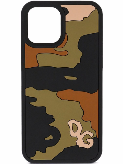 Dolce & Gabbana Camouflage-print Iphone 12 Pro Max Case