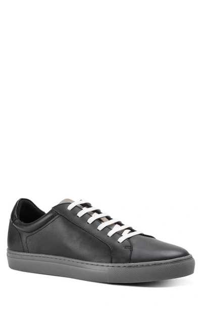 Blake Mckay Jay Low Top Sneaker In Black/ Grey Leather