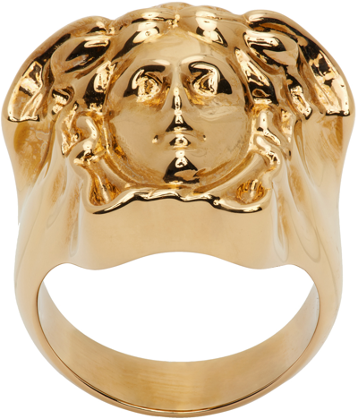 Versace Gold 'la Medusa' Ring In 3j000  Gold