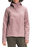 The North Face Shelbe Raschel Full Zip Hoodie In Twilight Mauve Heather