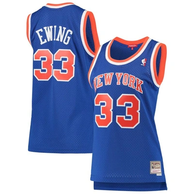 Mitchell & Ness New York Knicks Patrick Ewing Jersey Top In Blue Multi